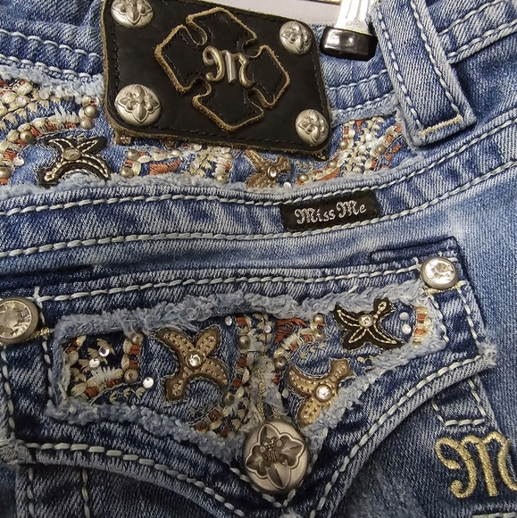 Miss me ladies jeans capris size 30 - Picture 2 of 6